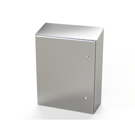 Saginaw Control & Engineering 1/4 Turn Latch Electrical Enclosures, 24 in H, 8 in D, 20 in W, NEMA 3R, 4, 4X, 12, 13 SCE-24K2008SSST